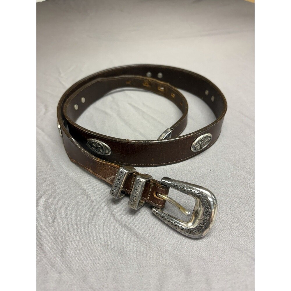 Vintage Nadim Genuine Leather Brown Belt Women’s Golf Size 36 3056